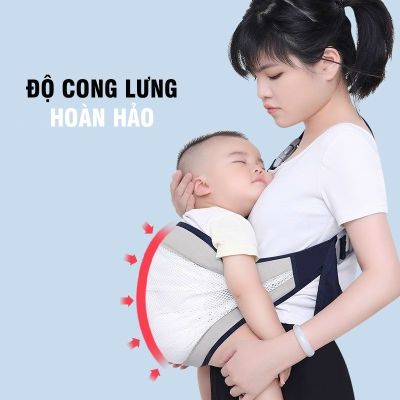 Địu lưới trẻ sơ sinh thoáng khí