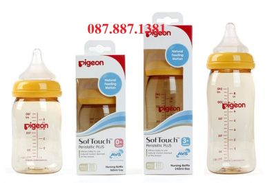 Bình Sữa Pigeon Cổ Rộng 160ml, 240ml