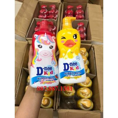 Sữa tắm gội Dnee Kid hình thú 400ml