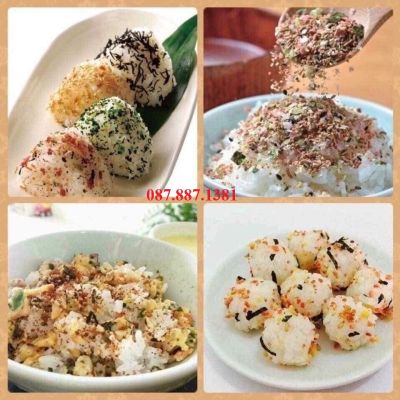 Gia vị rắc cơm Nhật Bản Furikake