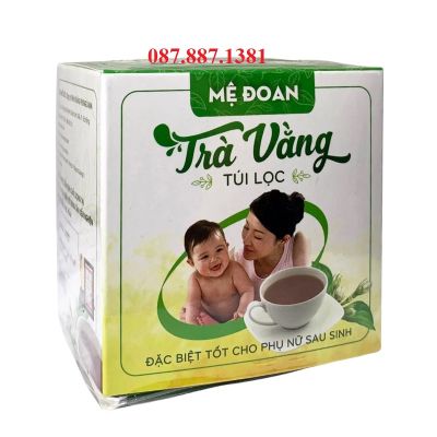 Trà Vằng Túi Lọc Lợi Sữa MỆ ĐOAN (30 Túi Lọc/Hộp)